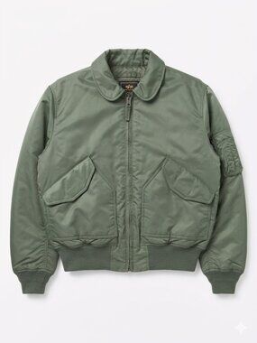 Vintage Alpha Industries CWU-45/P Flight Jacket Men's XL Made in USA